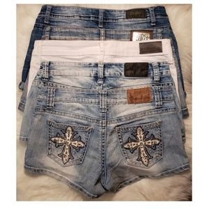 Lot of 5 Jean shorts